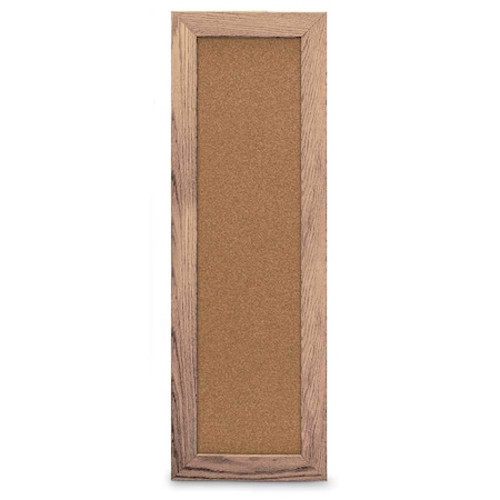 United Visual Products Sliding Door Indoor Enclosed Corkboard, 7 UV9010ACS-BLACK-PEARL